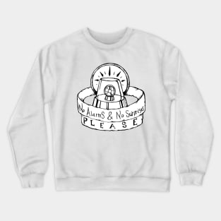 Radiohead - No Surprises - Illustrated Lyrics Crewneck Sweatshirt